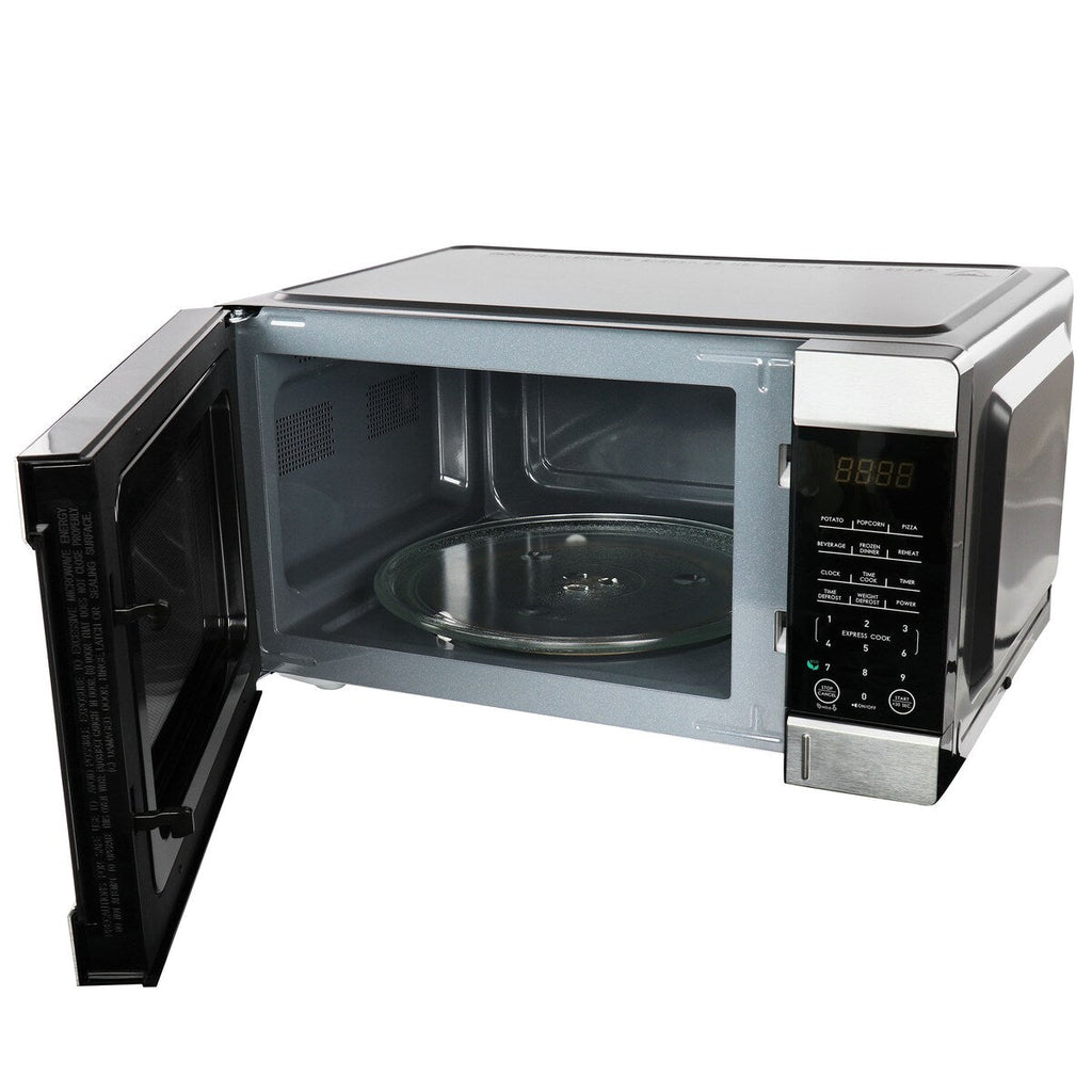 Four à micro-ondes de 0,9 pi³ (25,5 L) de 900 W pour comptoir, noir, avec fonction de cuisson rapide One Touch.