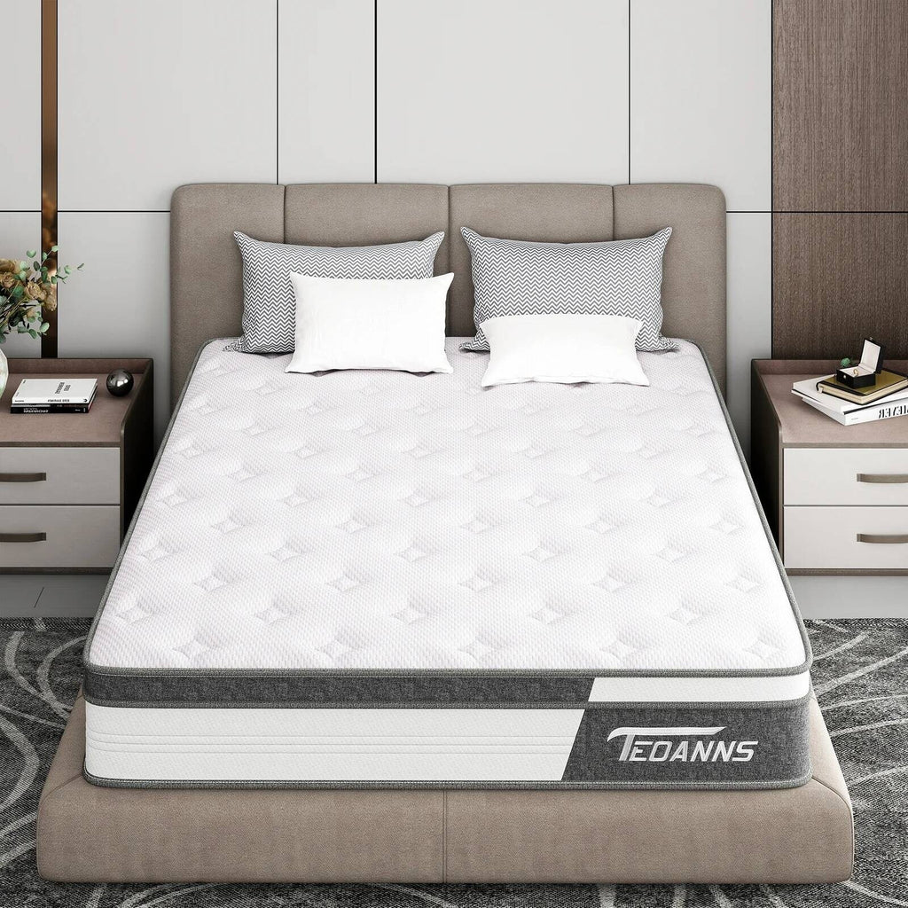 Matelas hybride à ressorts et mousse à mémoire de forme de 10 pouces