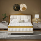 Matelas hybride à ressorts et mousse à mémoire de forme de 25 cm (10 pouces)