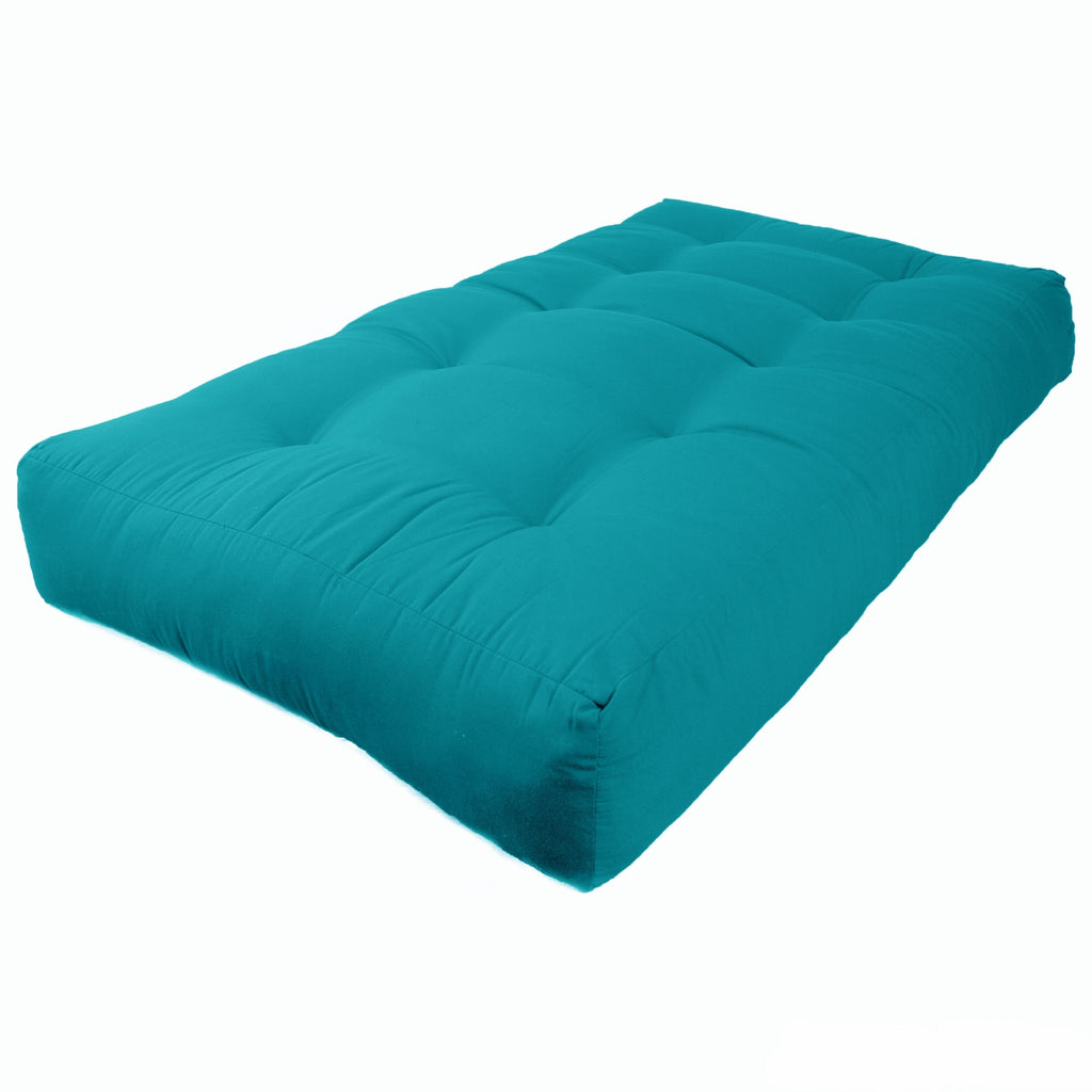 Matelas futon en toile twill de 25 cm d'épaisseur (simple, double ou queen size)