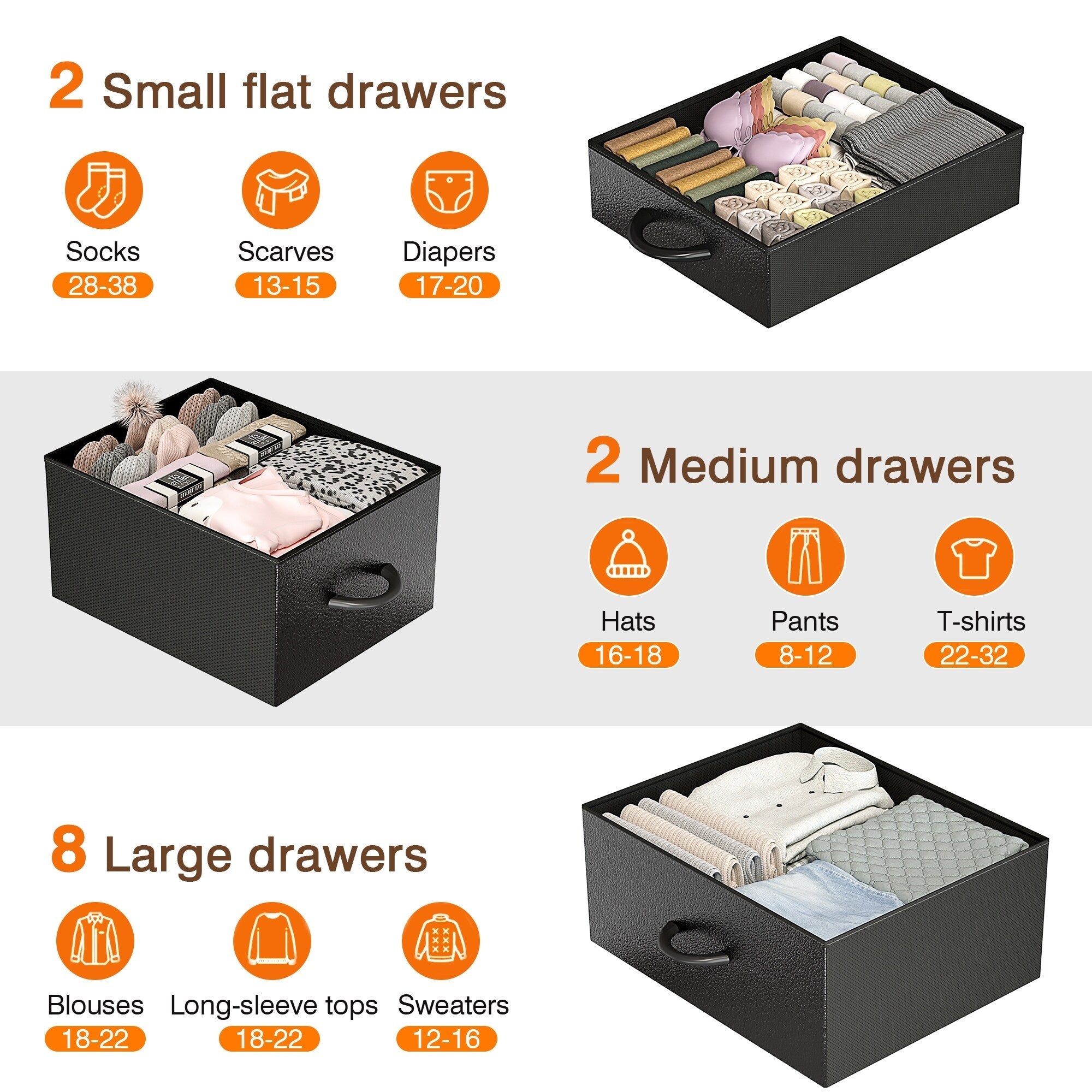 Commode 12 tiroirs, commode haute en tissu pour chambre à coucher, coffre à tiroirs