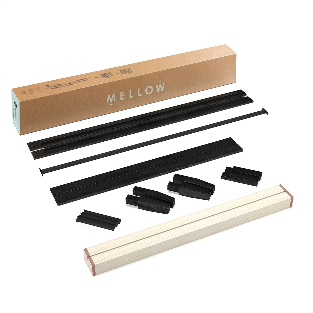 12 Cadre de lit plateforme en bois massif classique