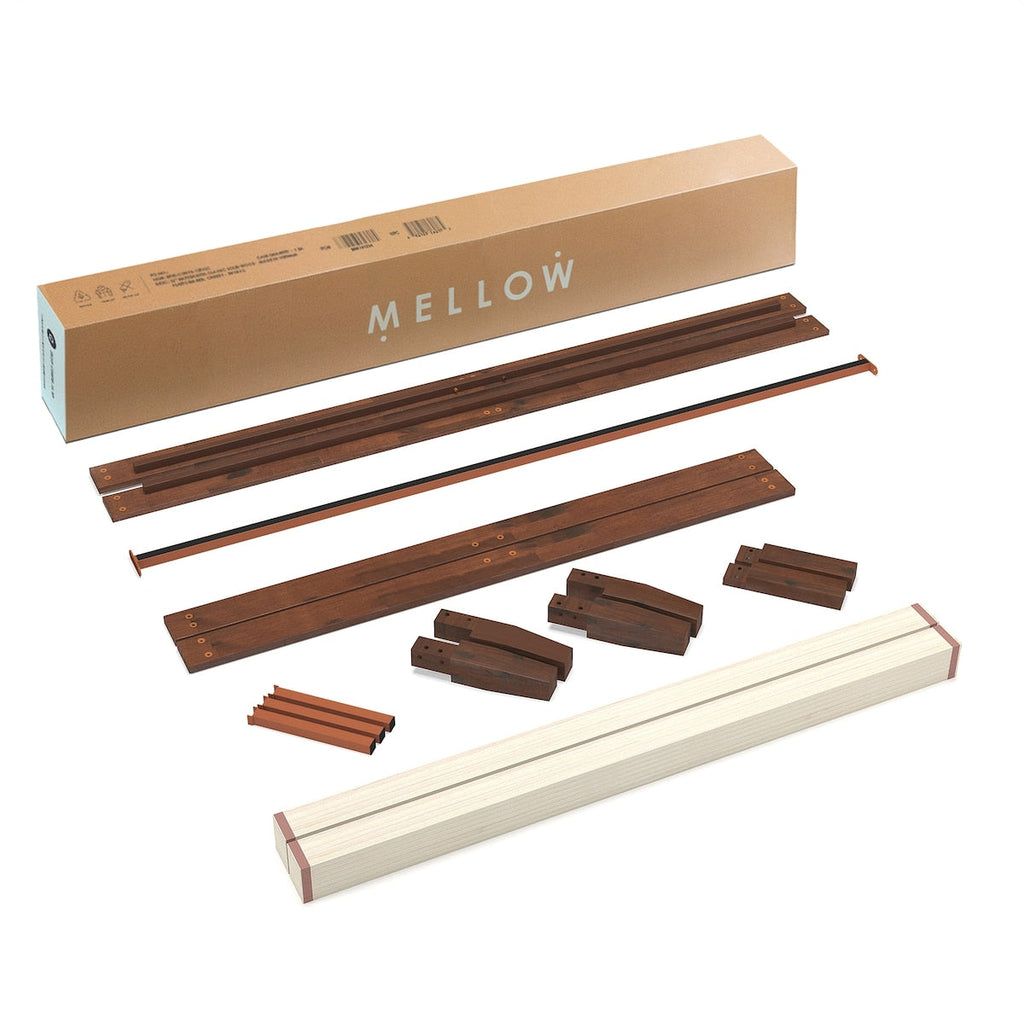 12 Cadre de lit plateforme en bois massif classique