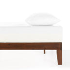 12 Cadre de lit plateforme en bois massif classique