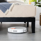 12 Cadre de lit plateforme en bois massif classique