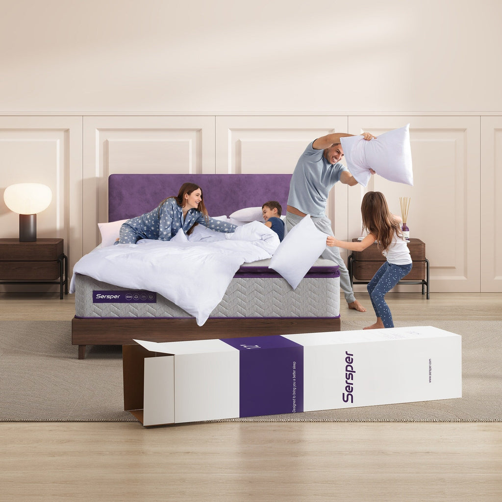 Matelas à ressorts à revêtement en mousse à mémoire de forme de 30 cm (12 pouces) à fermeté moyenne