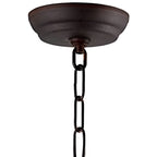 Luminaire à 12 lumières, style campagne française, à deux niveaux, en forme de tonneau à vin