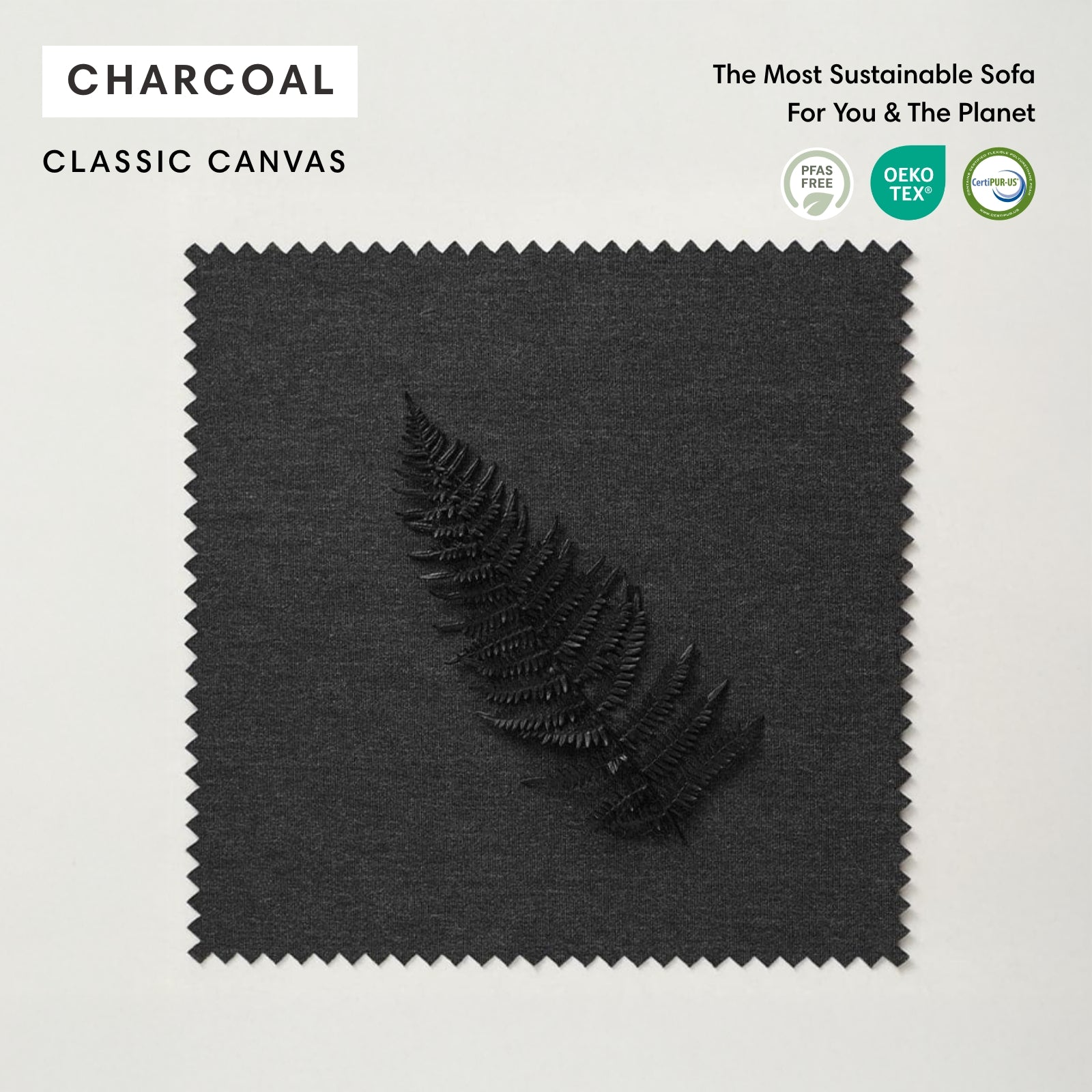 Section U modulaire d'extérieur lavable à 9 places avec extrémités ouvertes | Toile classique anthracite